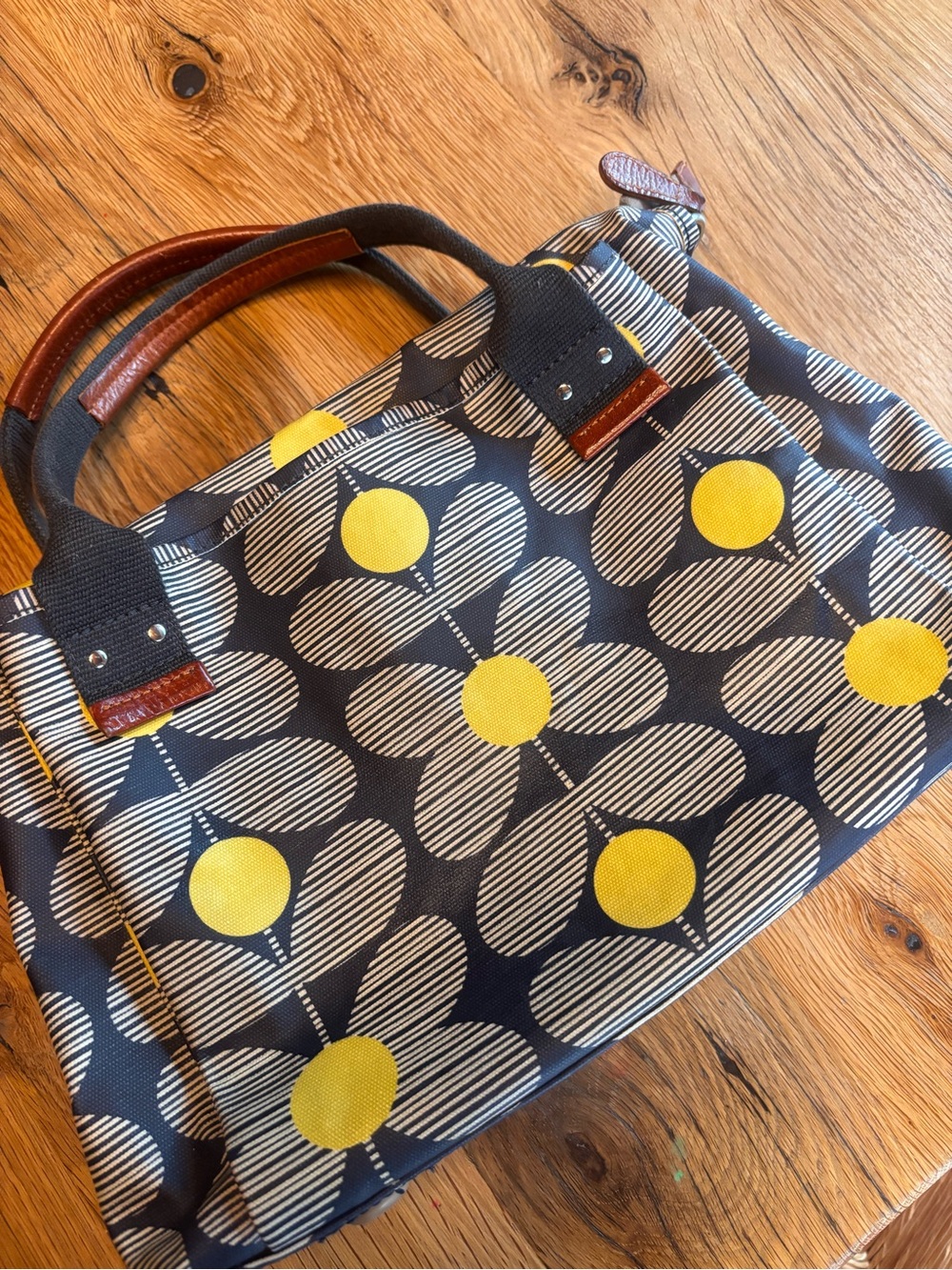 Orla Kiely Zip Messenger Bag / Good Condition